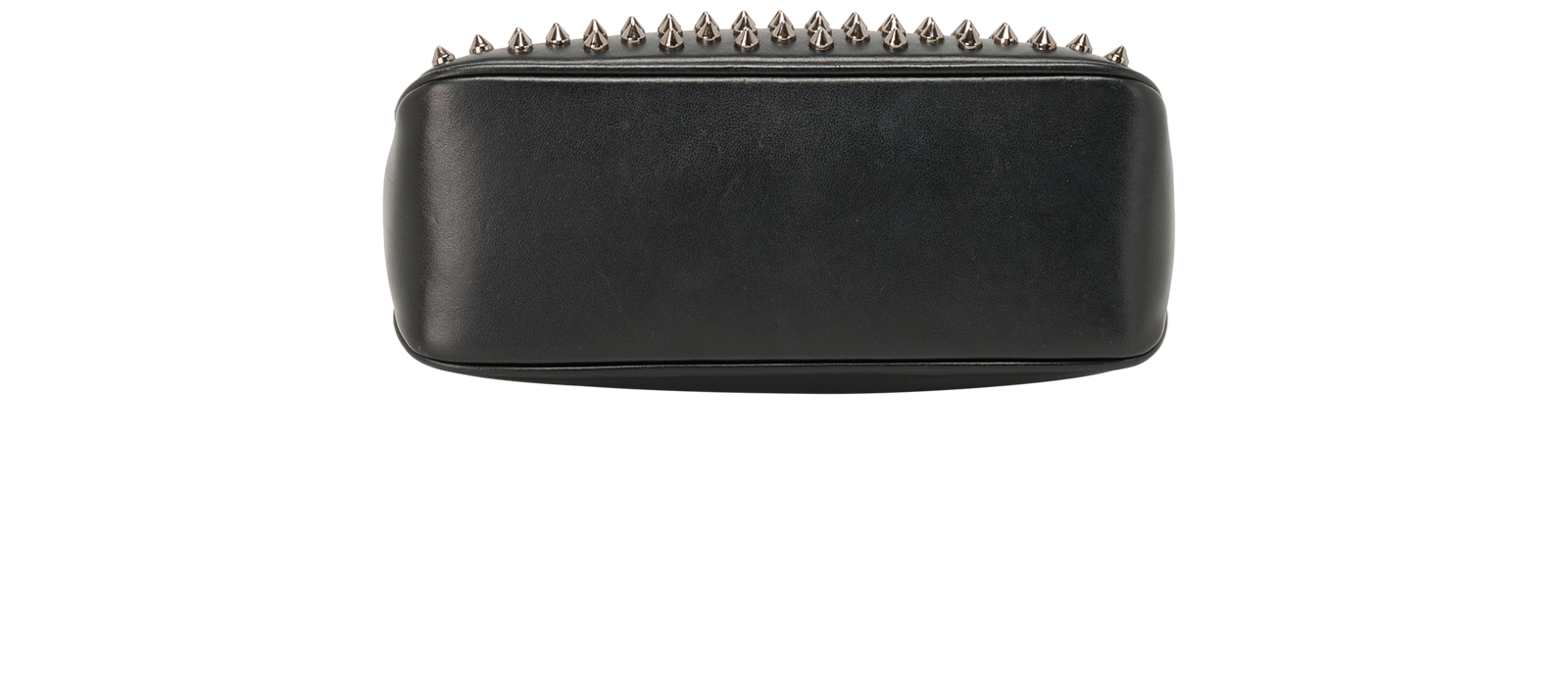 Spike Shoulder Bag, &pound;450, Handbags, Black, Leather, Top view